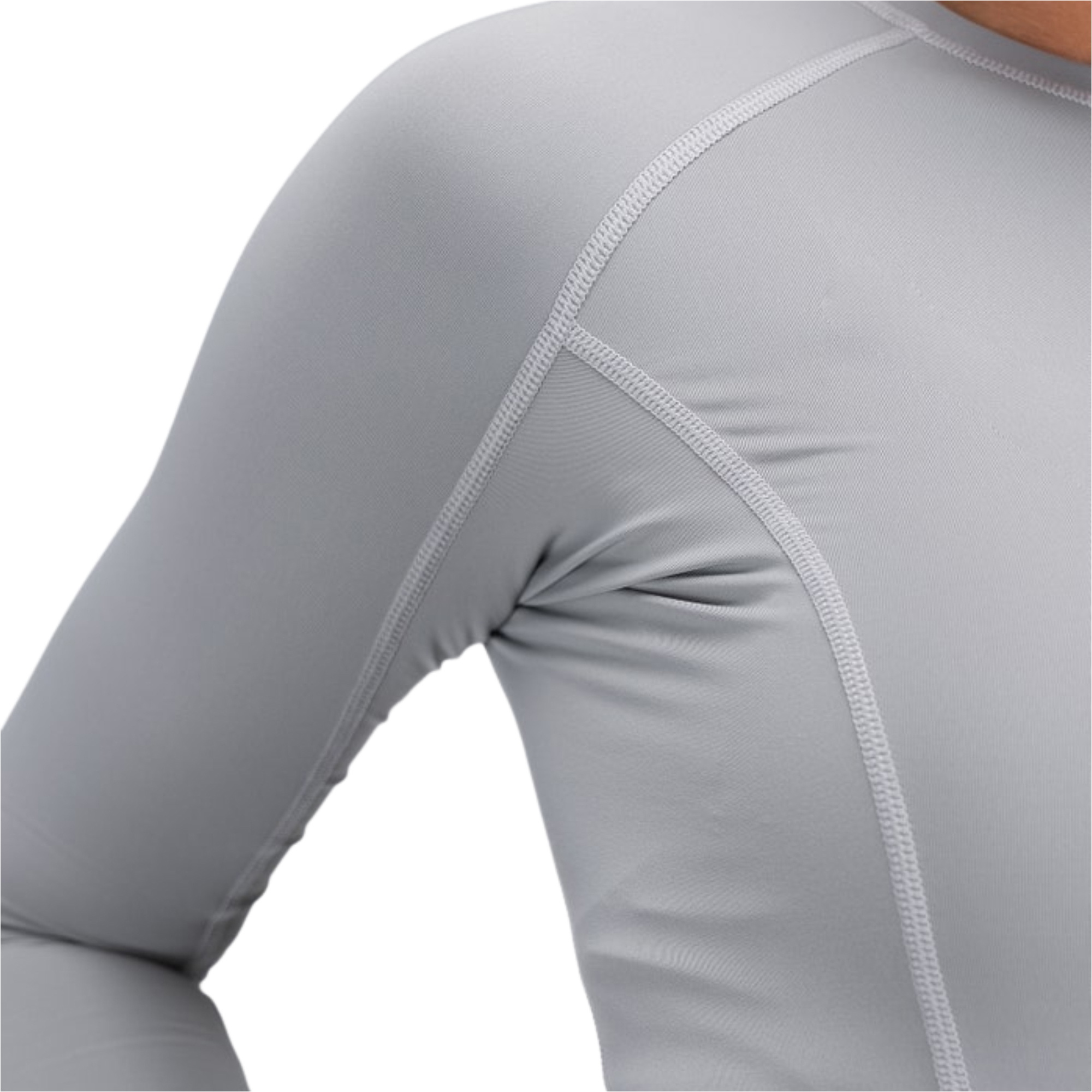 2026 Zhik Femmes Eco Spandex LT Long Sleeve Baselayer Top DTP-0163-W-PLT - Platinum